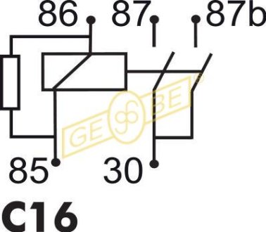 Relay doubl.cont. 12V