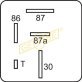 FP Relay 12V, 40A