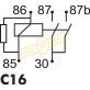 Relay doubl.cont. 12V