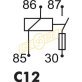 Mini Relay 12V, 30A