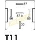 Relay doub.cont. 24V